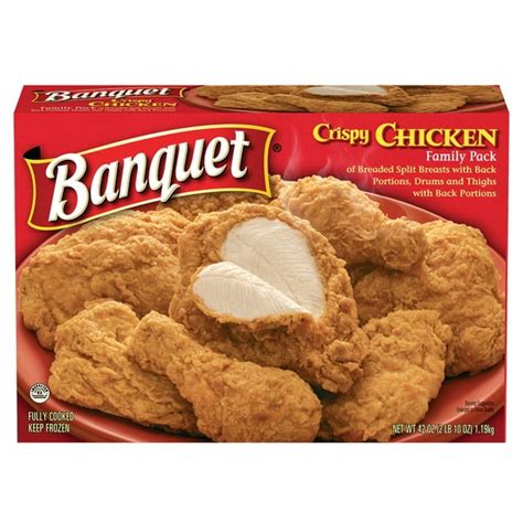 Banquet Original Crispy Fried Chicken Tender Bone In Chicken Assorted