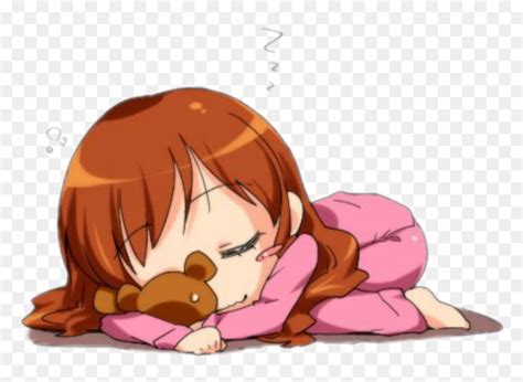 Transparent Anime Baby Png Anime Girl Sleeping Png Png Download Vhv