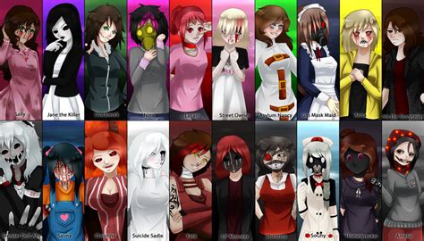 Creepypasta Girl Final Redraw By Babyb01 On Deviantart