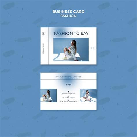 Free Psd Fashion Collection Business Card Template