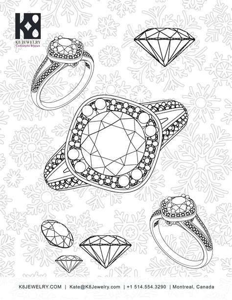 Jewelry Coloring Pages – K8Jewelry