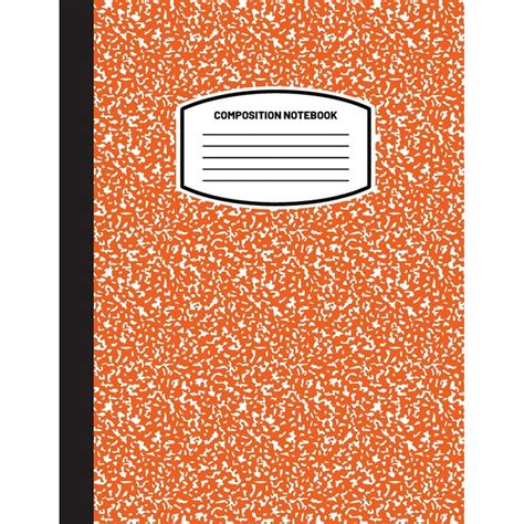 Classic Composition Notebook 85x11 Wide Ruled Lined Paper Notebook