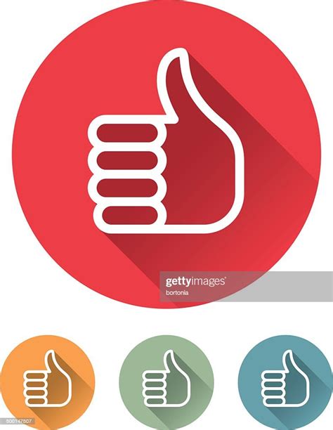Superlight Flat Design Interface Thumbs Up Icon High Res Vector Graphic