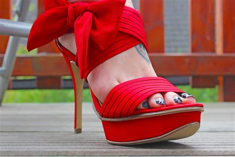 Fotos Gratis Zapato Hembra Pierna Primavera Rojo Color Pie