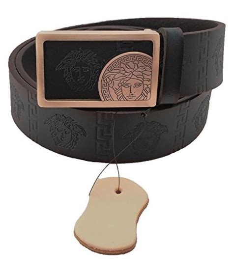 Versace Belt Blue Leather Casual Belt Buy Online At Low Price In India