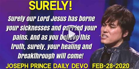Joseph Prince February 28 2020 Daily Devotion Surely