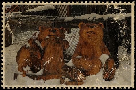 Vintage Bear Postage Stamp Free Stock Photo Public Domain Pictures