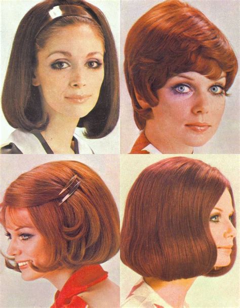 style sixties coiffure année 60 coiffures rétro styles de cheveux colorés