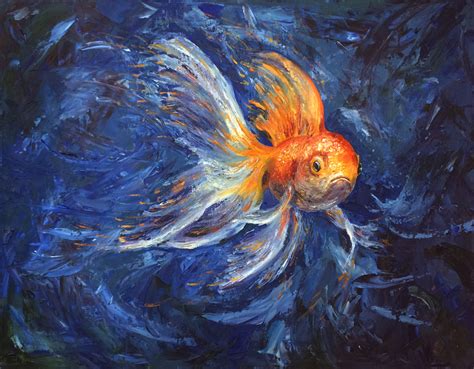 Goldfish By Qi Art On Deviantart