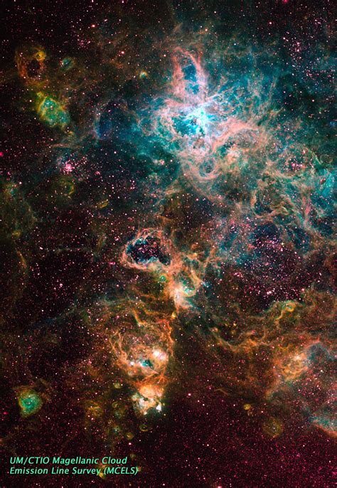 Ground Image Of 30 Doradus Region Of Lmc Nebula Space Photos Space