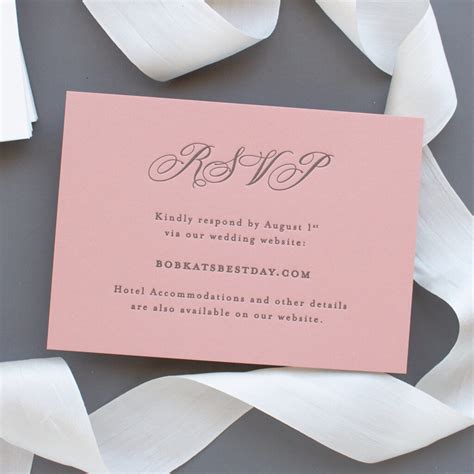 How To Reply To An Rsvp For A Wedding Invitation Rodriguez Viey