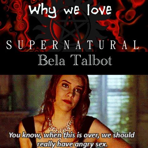 Supernatural Fandom Bela Talbot Supernatural Destiel Superwholock Winchester Fandoms Series