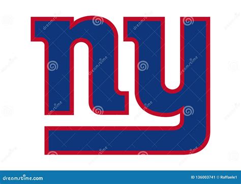 New York Giants Logo Editorial Photo Illustration Of Format 136003741