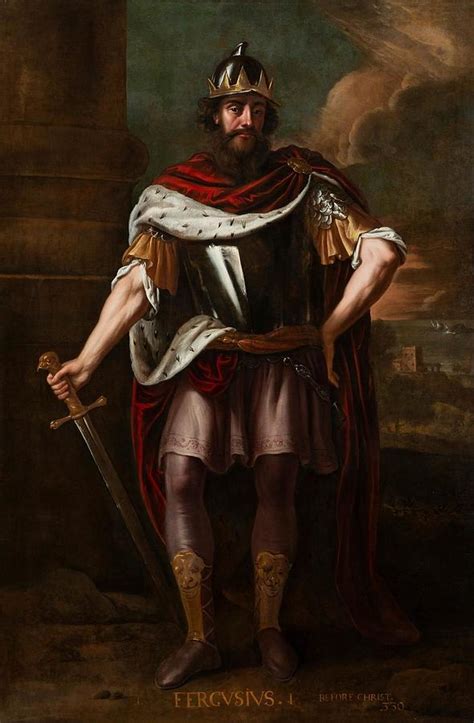 Fergus I King Of Scotland 330 305 B C Painting By Jacob De Wet Ii