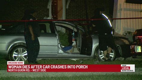 Woman Dies After Car Crashes Into Porch Youtube