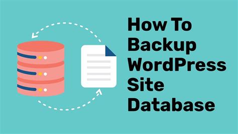 Wordpress Database Backup Plugin Tutorial How To Backup Wordpress