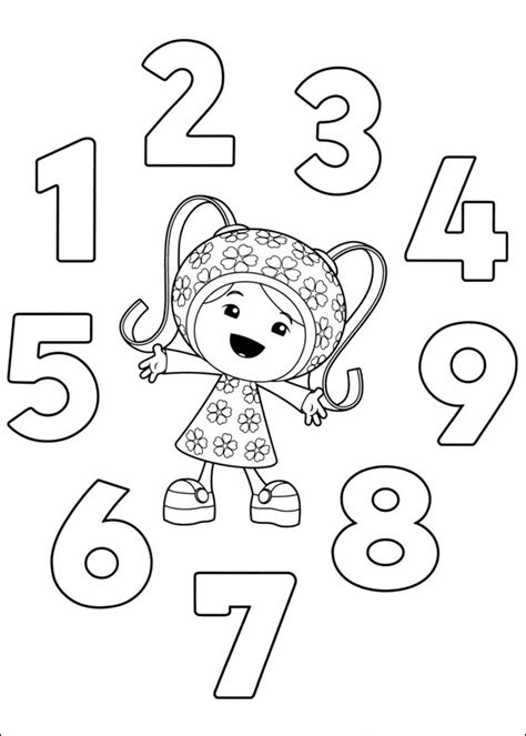 Hudtopics Team Umizoomi Coloring Pages Printable