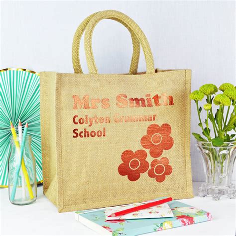Personalised Teacher School Bag By Andrea Fays