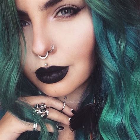 A piercer will insert the needle through one nostril, continue through the septum, and finally exit location: 90 Septum Piercing Designs To Get In Line With Celebrities