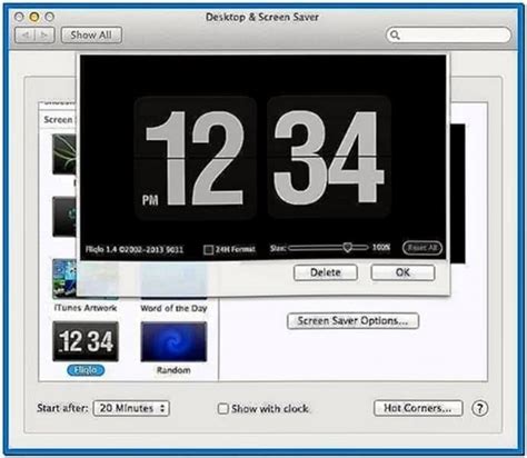 Flip Style Clock Screensaver Mac Download Free