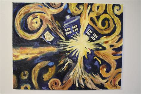 The attraction he felt toward troubled women whom he thought he could help, turned his love life into a total fiasco; My NW Indiana and More: Doctor Who - Van Gogh's exploding TARDIS