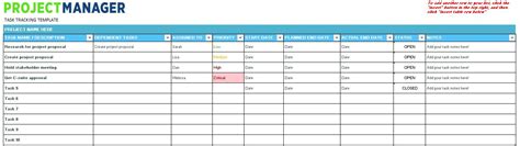 Daily Task Tracker Excel Template Free Download