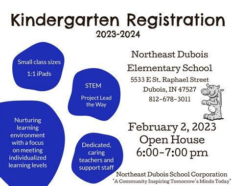 Northeast Dubois Kindergarten registration coming up - Dubois County
