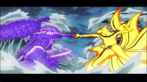 Naruto Vs Sasuke Full Fight Sem Flashback Youtube