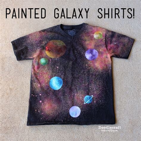 Glitter Painted Galaxy Shirts Galaxy Shirt Diy Shirt Glitter Paint