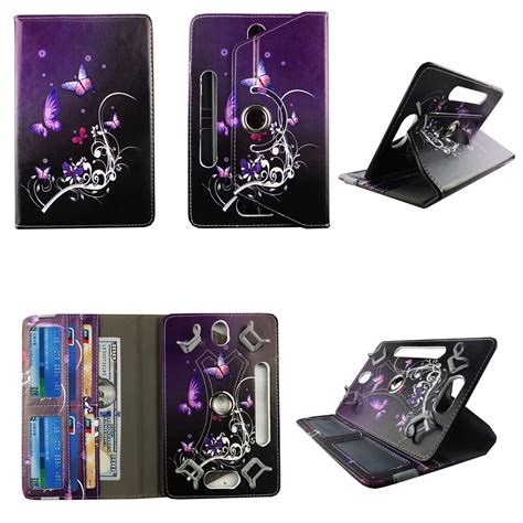 Non Rotate Multi Anchor Folio Tablet Case For Kindle Fire 7 Inch