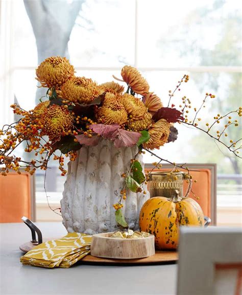10 Easy Fall Centerpieces For An Autumnal Table 31 Daily