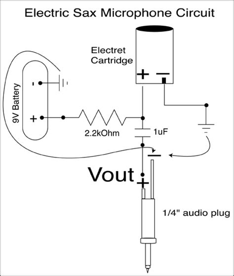 Electret Circuit Diagram For Microphone
