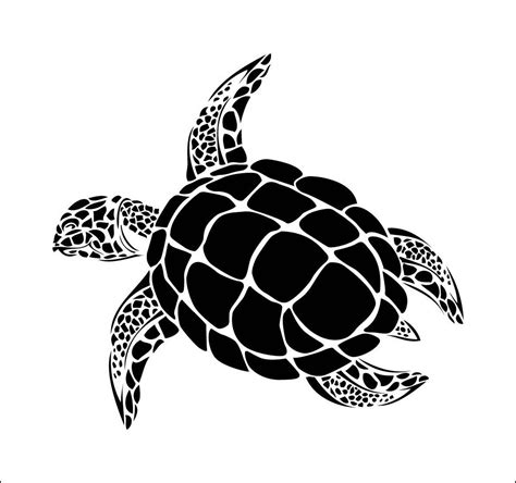 Turtle Turtle Stencil Turtle Design Ref 281 Adhesive Vinyl Stencil