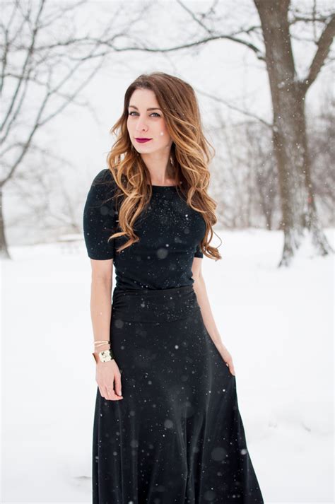 Ootd Black Maxi Skirt For Winter La Petite Noob A Toronto Based