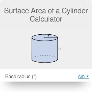 How to derive and use the formula of the surface area of a cylinder? Surface Area of a Cylinder Calculator