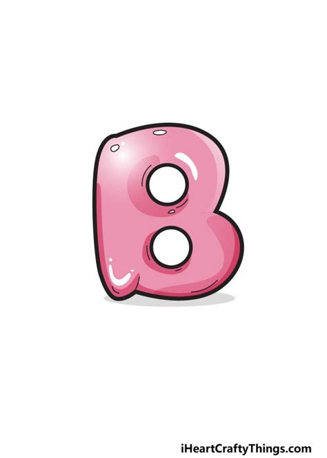 Bubble Letter B Draw Your Own Bubble B In 6 Easy Steps
