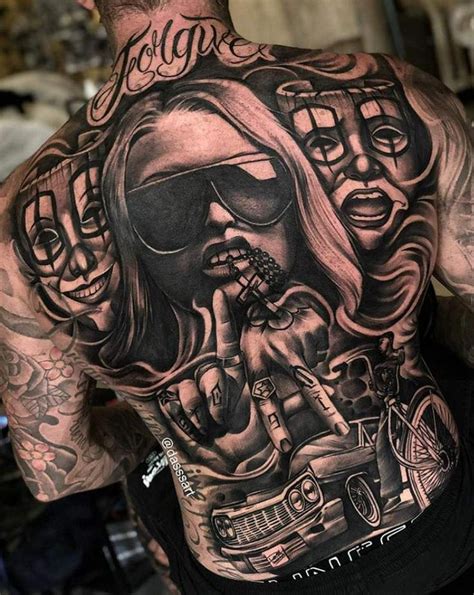 Pin By Shorty Hps On Chicanoart3tattoo Chicano Tattoos Chicano Back Tattoos For Guys