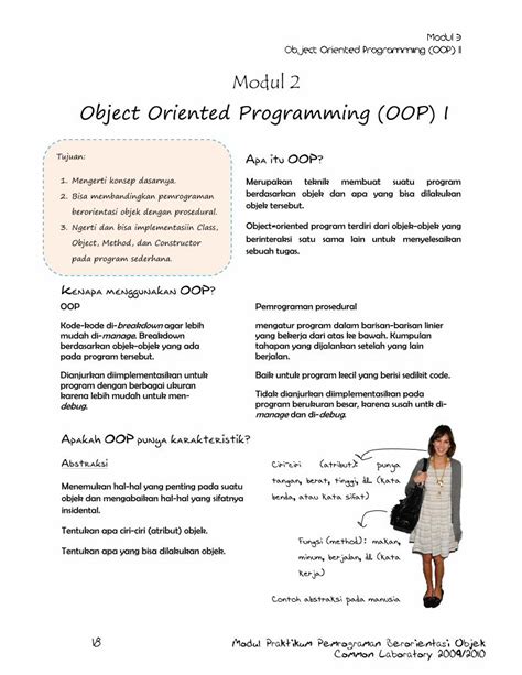 Pdf Modul Object Oriented Programming Oop I Bisa Membandingkan