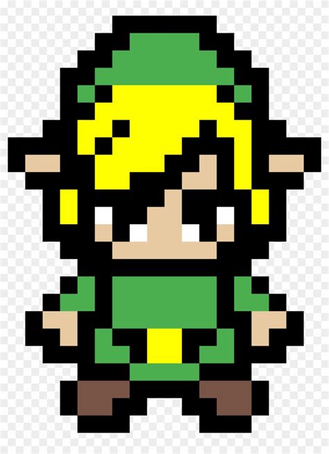 You can set the pixel size and area to pixelate in the options. Toon Link - Pixel Art Zelda Link Clipart (#2935331) - PikPng