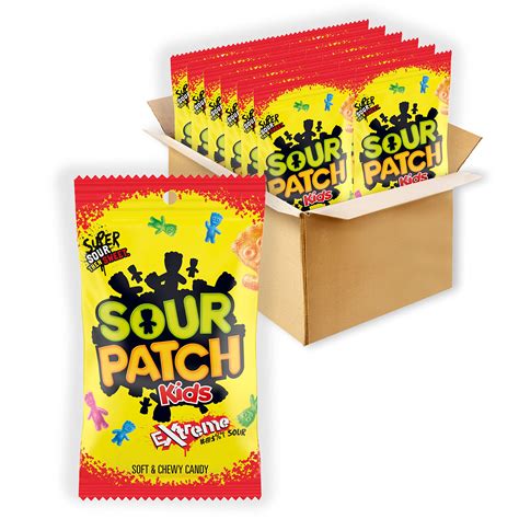 Sour Patch Kids Candy Extreme Flavor 12 Bags 72 Oz Mixed Fruit 7