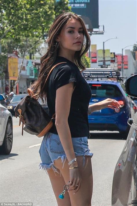 Madison Beer Dons Barely There Daisy Dukes For Shopping Outing With