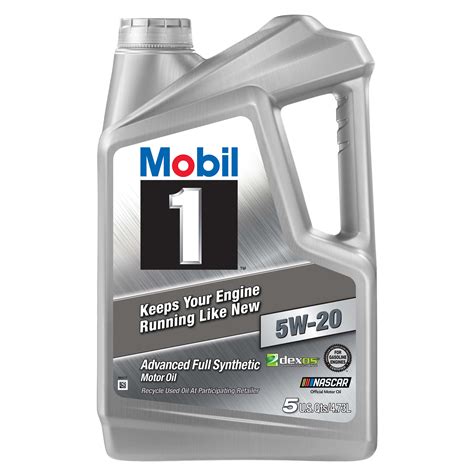 Mobil 1 Advanced Full Synthetic Motor Oil 5w 20 5 Qt
