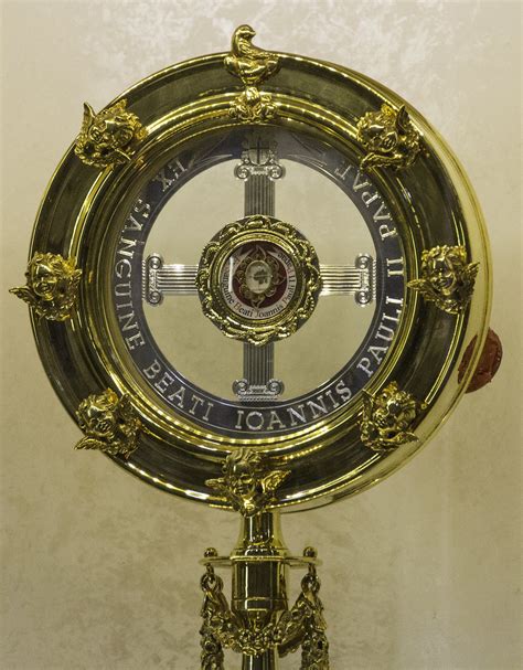 Pope saint john paul ii relic rosary blessed by pope francis at 1st mass given by him at vatican's sistine chapel also includes photographs of mass & of the conclave the day before 21 4.4 out of 5 stars 5 $39.99 $ 39. Relic of Pope St John Paul II | This Divine Mercy Sunday ...