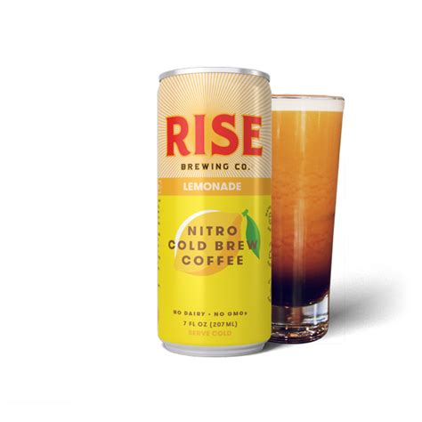 12 Cans Rise Lemonade Nitro Cold Brew Coffee 7 Fl Oz