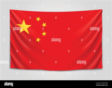 Hanging Flag Of China People Republic Of China National Flag Concept