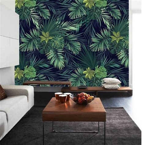 Palm Leaf Wallpaper Peel And Stick Miltonandking Wallpaperaccess