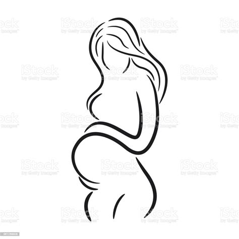 Pregnant Woman Symbol Stock Illustration Download Image Now Istock