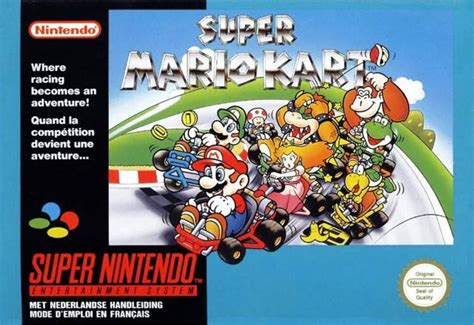 Game Super Mario Kart Snes 1992 Nintendo Oc Remix