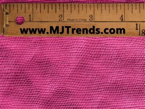 Mjtrends Snakeskin Fabric Metallic Pink