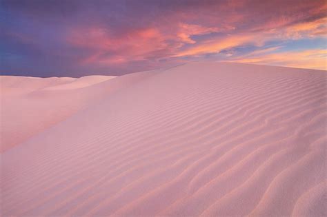white sands national monument white sands sunset pink clouds dune white sands new